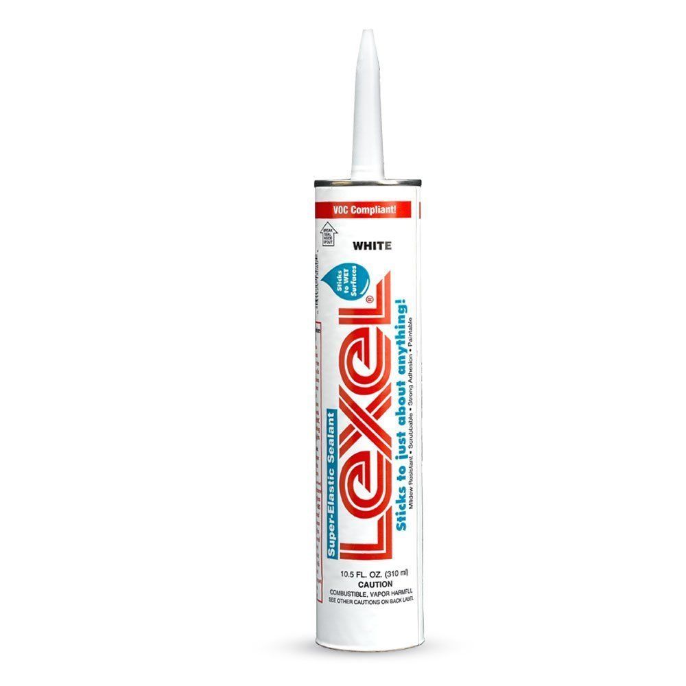 New Sashco 13080 Lexel Adhesive Caulk, Low VOC, 10.5 oz Cartridge