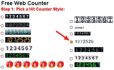 Memasang Widget Web Counter