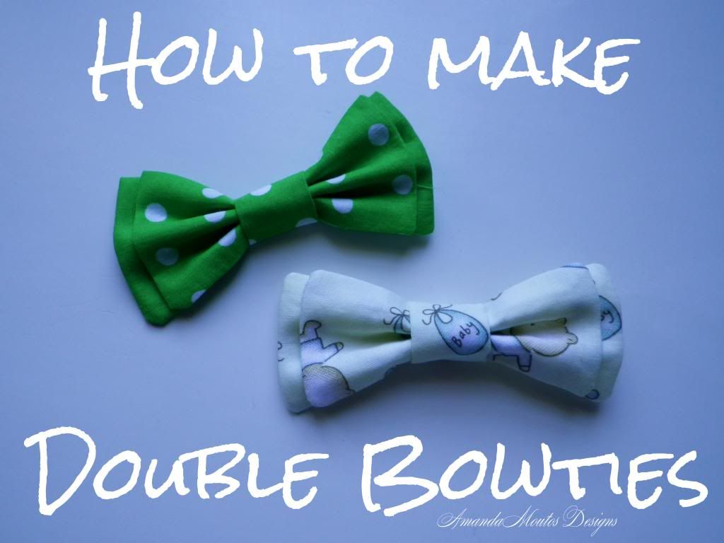Double Bowtie Tutorial by Amanda Moutos Designs
