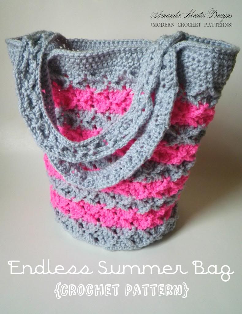 Endless Summer Bag Crochet Pattern by Amanda Moutos Designs