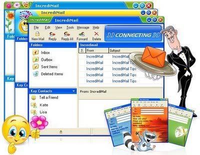 IncrediMail is a free email program that manages all your email messages, 