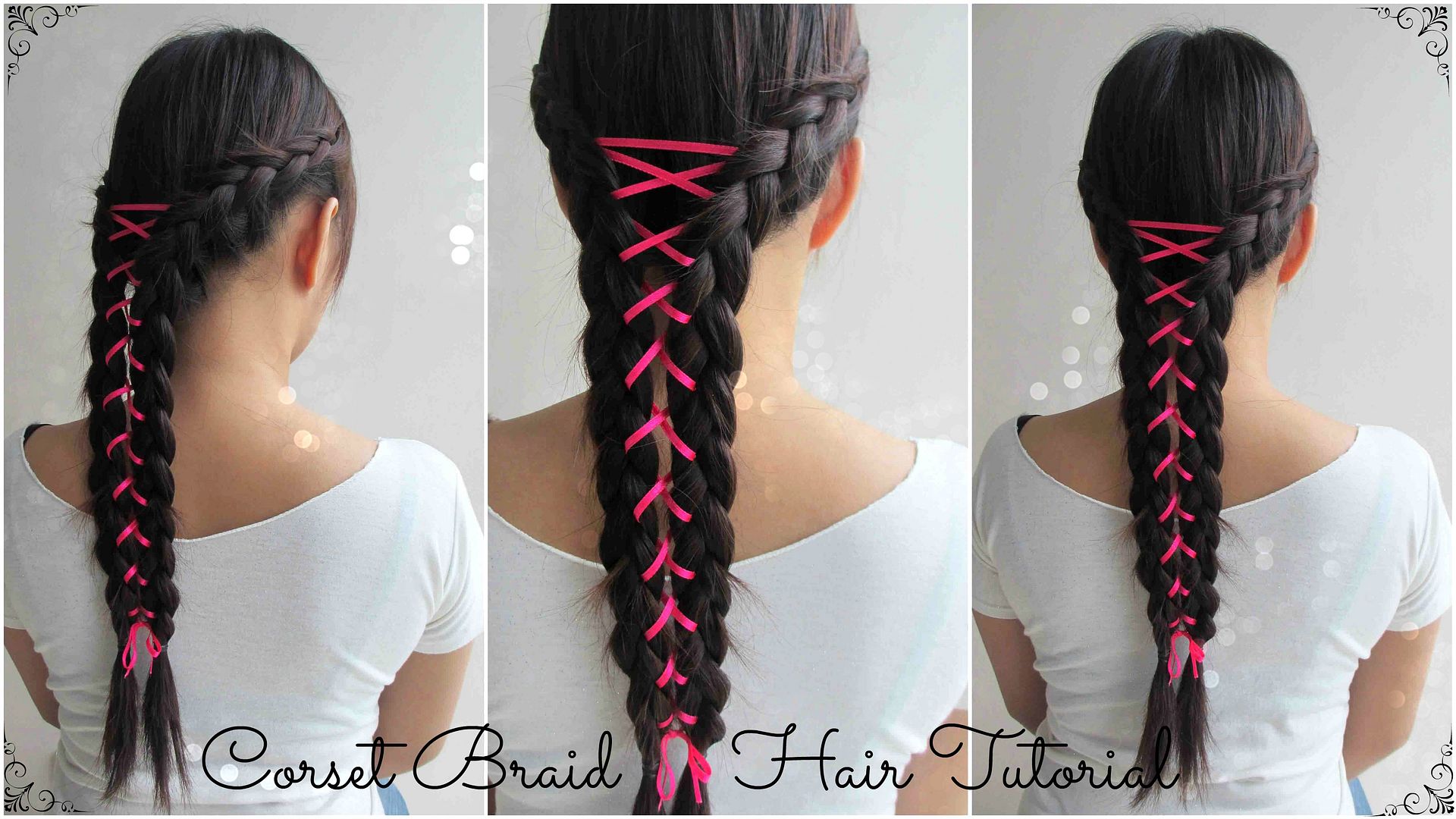 Real Asian Beauty Corset Braid Hair Tutorial