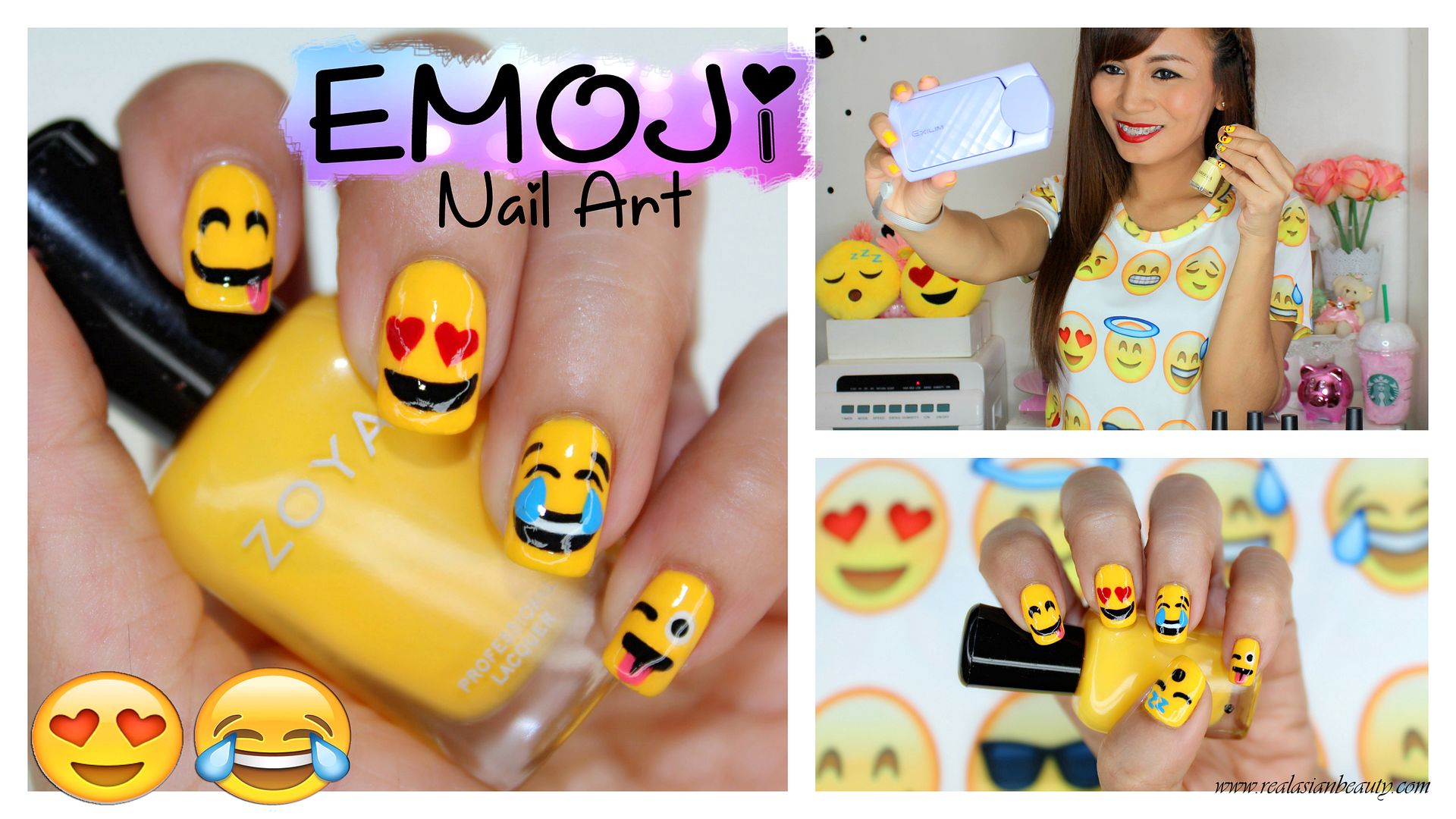 1. "Easy Emoji Nail Art Tutorial" - wide 8