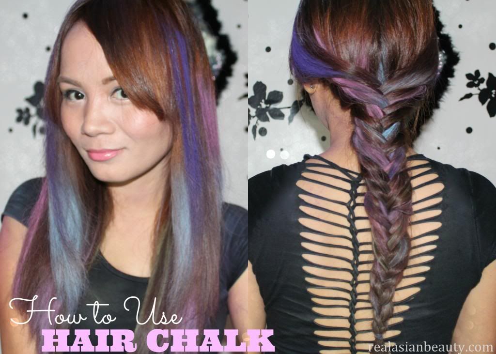 Real Asian Beauty: How To Use HAIR CHALK