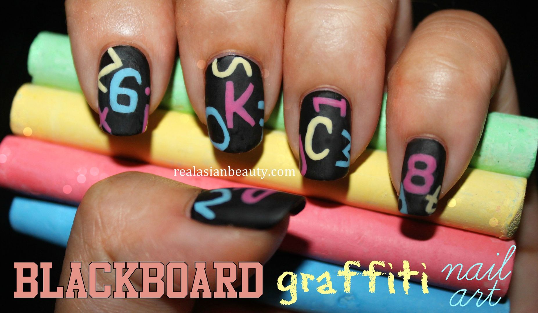 3. Lettering Nail Art Decals - wide 7