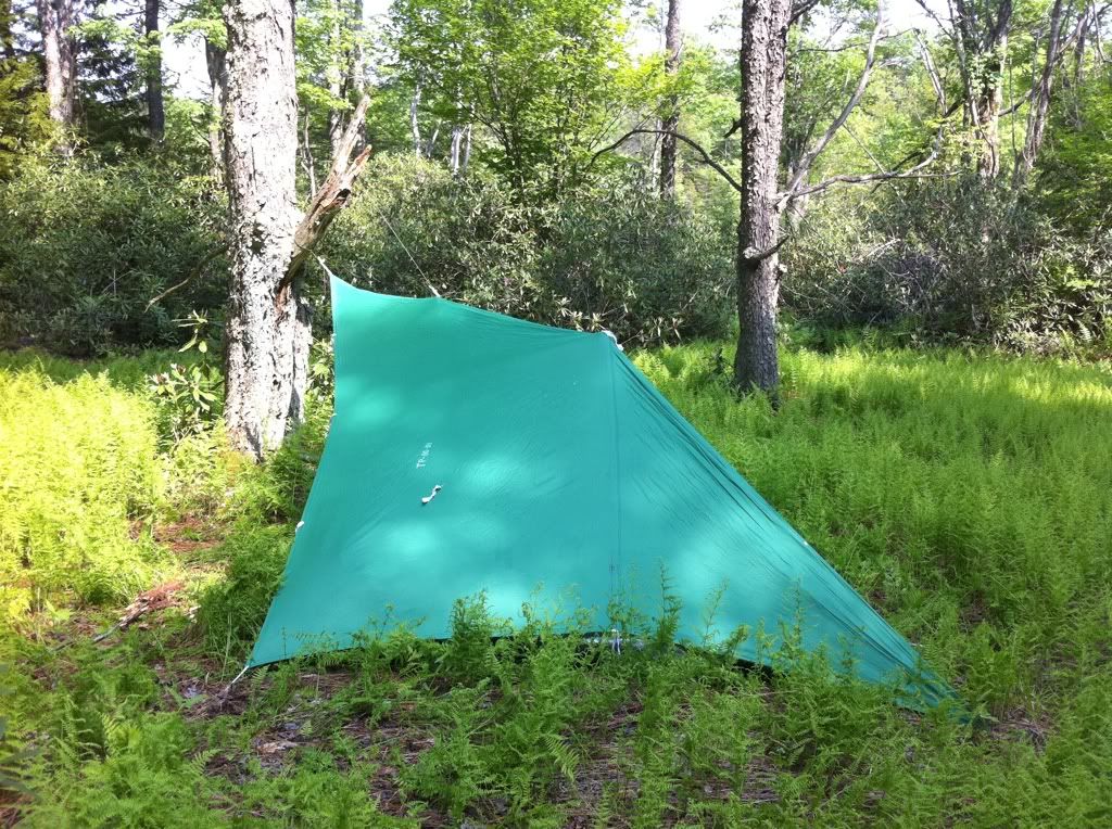 diamond tarp shelter