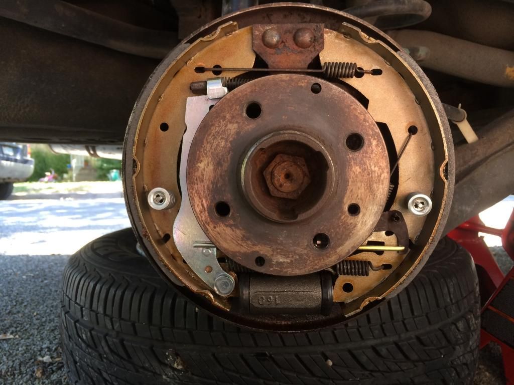 Rear Brake Drum Stuck
