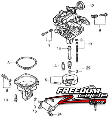 Carb honda gxv620 #5