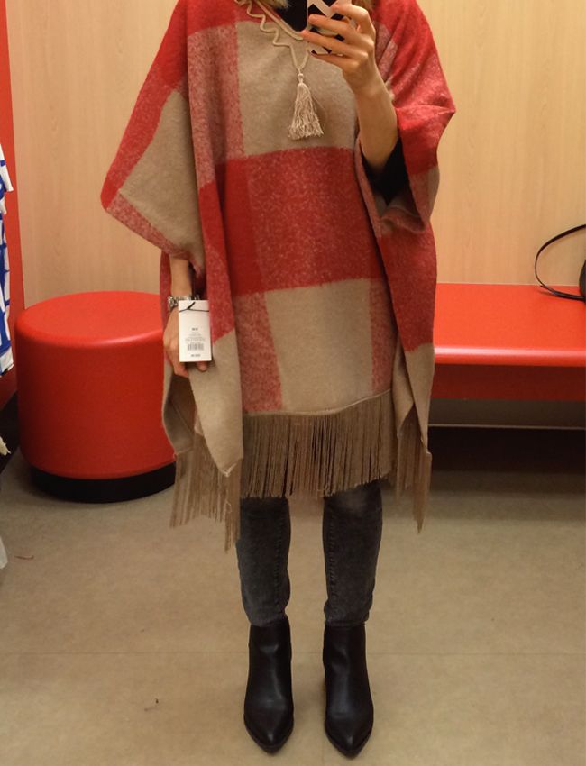 AdamL ippes for Target Fringe Poncho