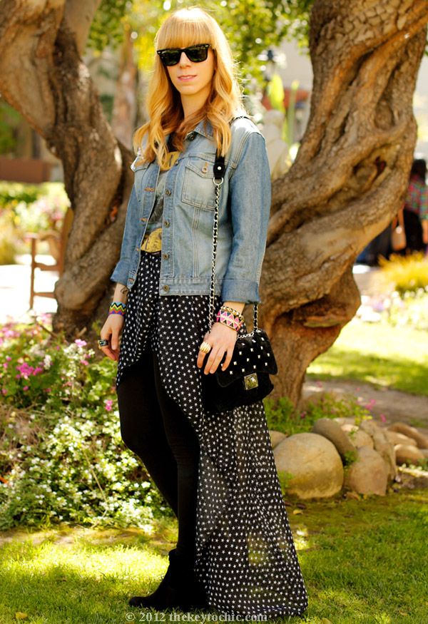 Guns N' Roses T-shirt, Gypsy Junkies Studio skirt, Sam Edelman Louie boots, Los Angeles fashion, southern California style