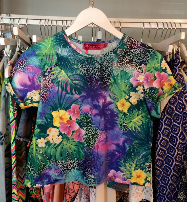 Boohoo Tropical Tee