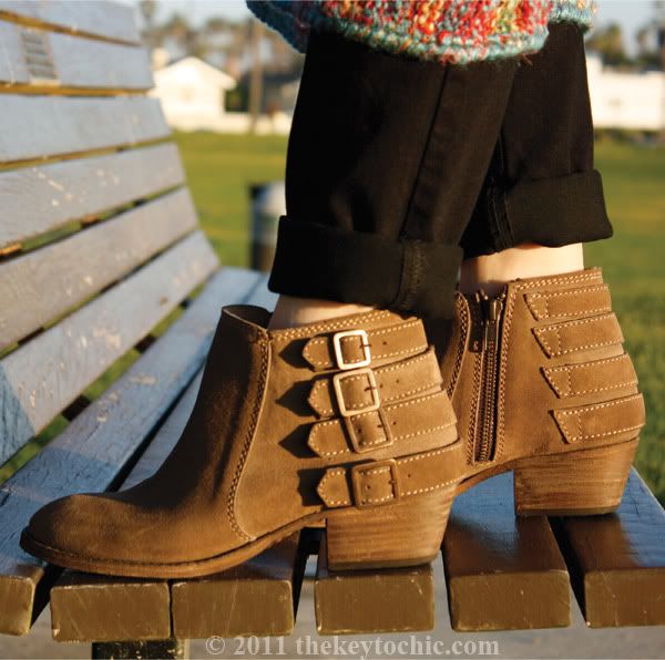 Steve Madden Hamptinn boots, buckle ankle boots