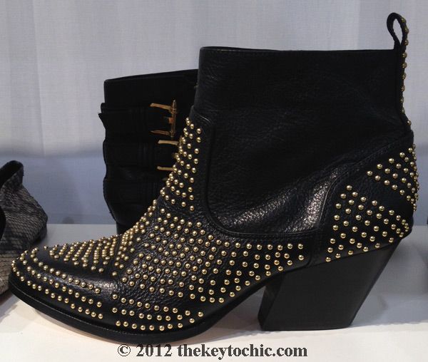 Dolce Vita fall 2012 studded black leather ankle boot, Dolce Vita Rezzie boots