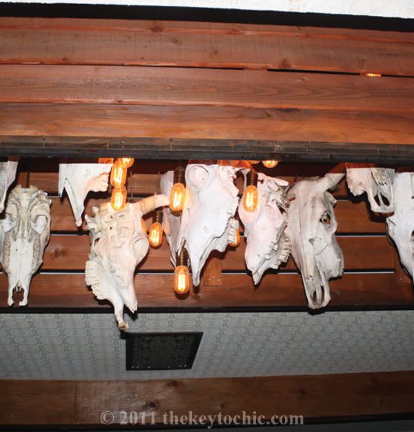 Eveleigh Los Angeles skull light fixture