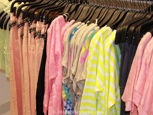 Forever 21 spring 2012 brights, Forever 21 peach jeans, neon fashion trend