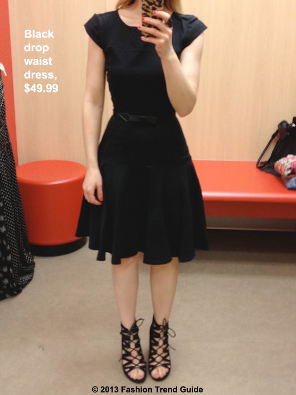 Kate Young for Target Black Drop Waist Dress