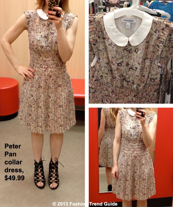 Kate Young for Target Peter Pan collar floral dress