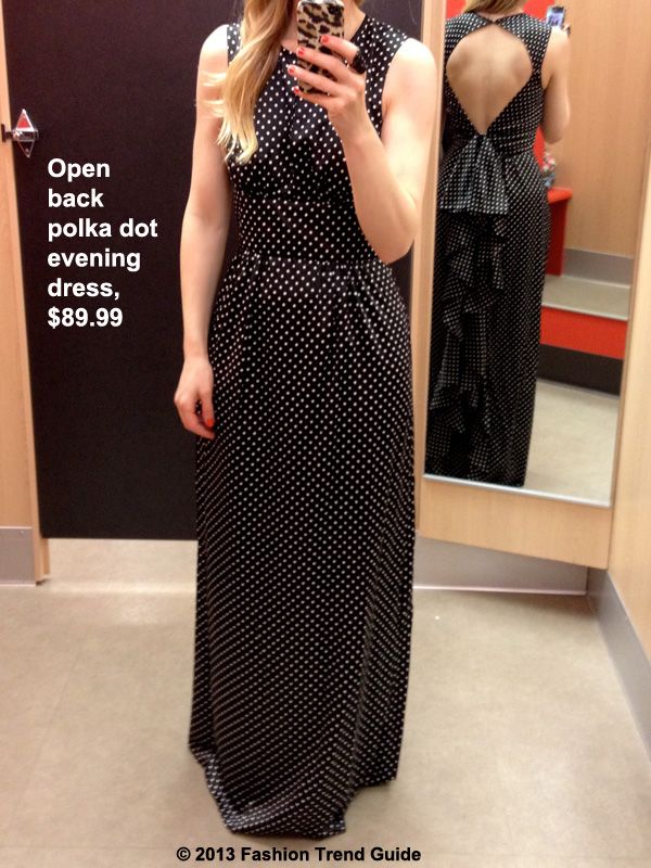 Kate Young for Target polka dot evening dress