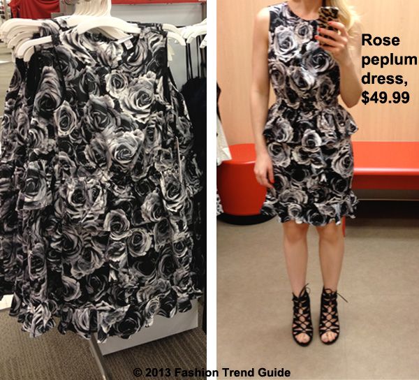 Kate Young for Target rose peplum dress