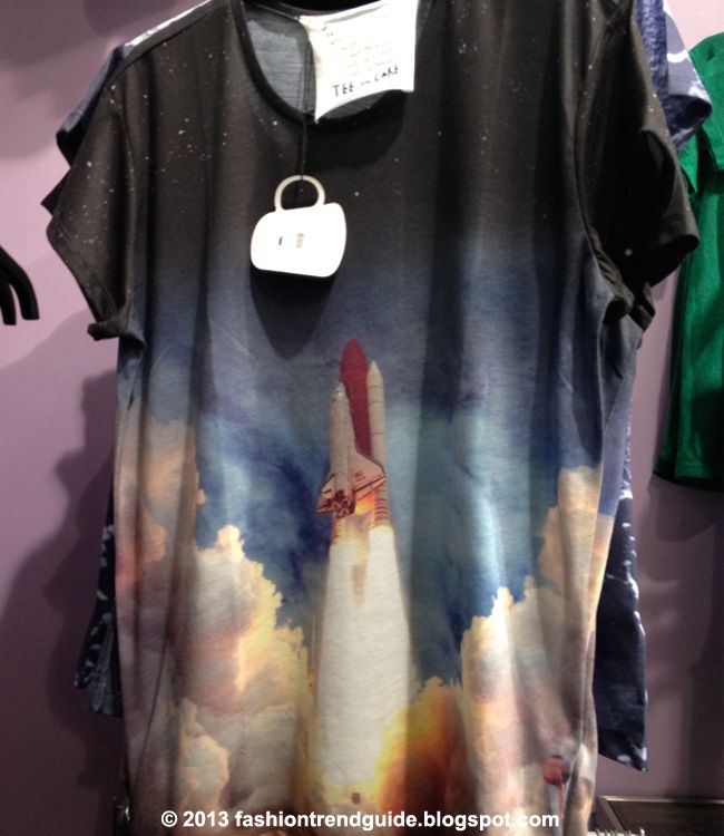 Topshop Tee and Cake Lift Off T-shirt, space shuttle photo t-shirt