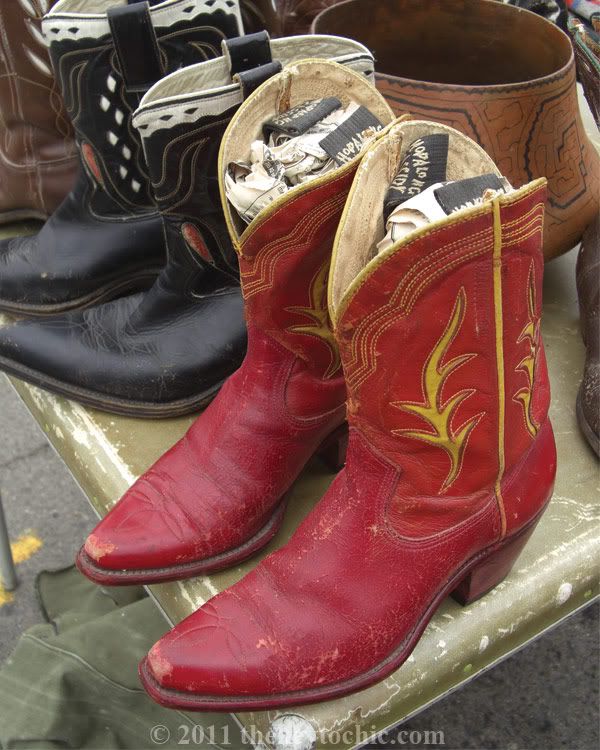 Ventura Flea Market vintage cowboy boots