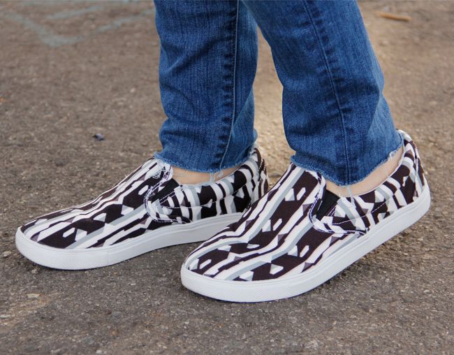 Peter Pilotto for Target geometric print slip-on sneakers
