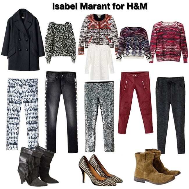 Isabel Marant for H&M lookbook and wish list