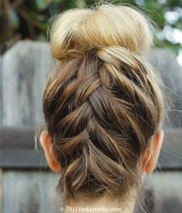 braided ballerina bun