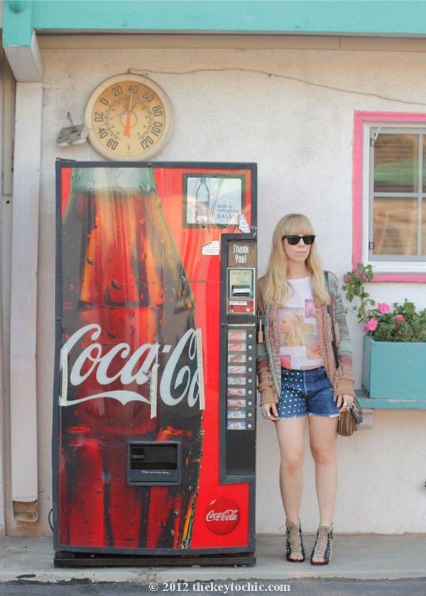 Forever 21 fringe sweater, DIY studded shorts, Topshop boots, Los Angeles fashion blog, southern California style