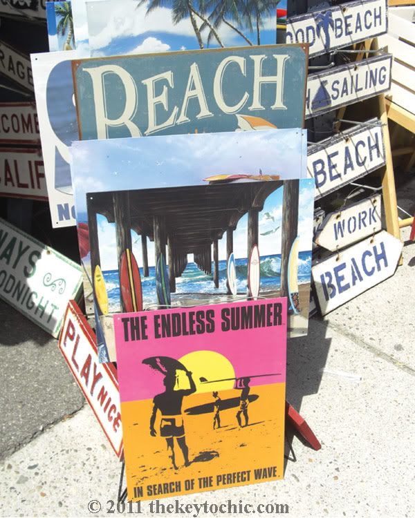 beach signs