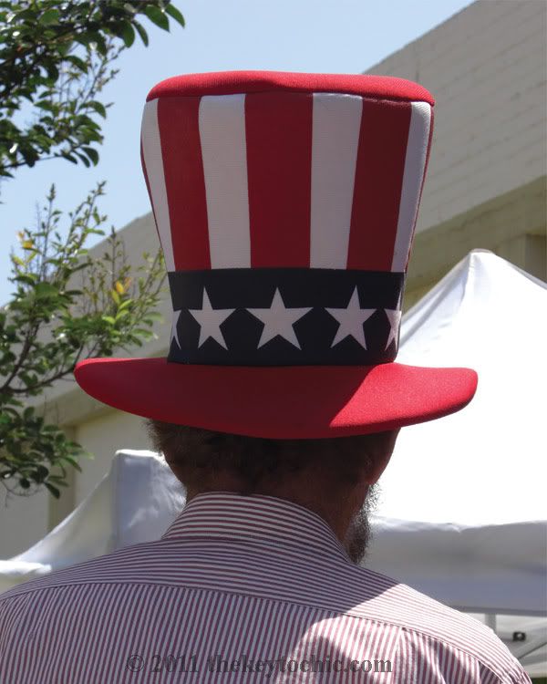 American flag top hat, Uncle Sam hat