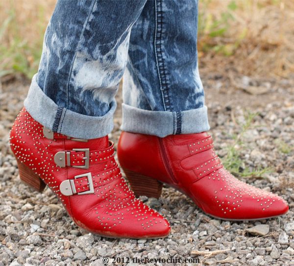 American flag sweater, bleached jeans, Jeffrey Campbell studded boots, Jeffrey Campbell Starburst booties, Los Angeles fashion blogger, southern California style
