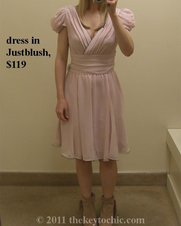 Karl Lagerfeld for Imulse Macy's pink dress