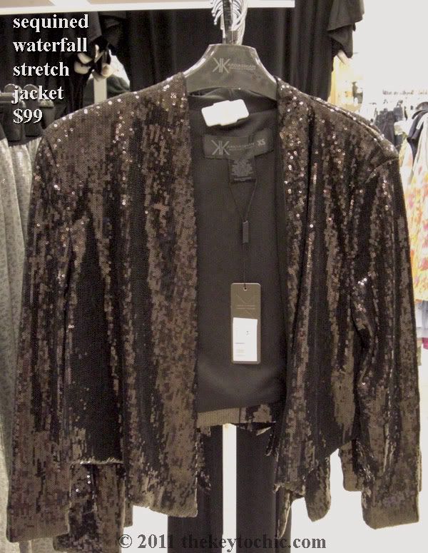 Kardashian Kollection Sears black sequin jacket