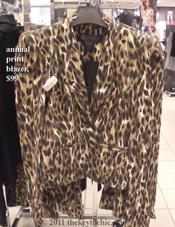 Kardashian Kollection Sears animal print blazer