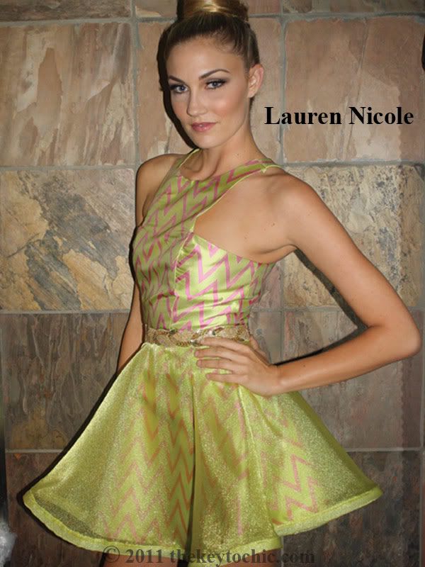 Lauren Nicole zig zag dress