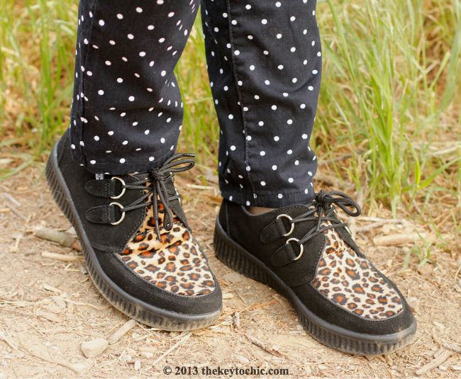 T.U.K. Viva leopard creepers