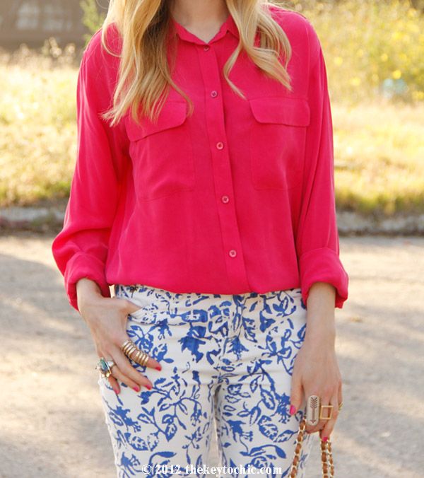 Equipment blouse, dvf loves Current/Elliott jeans, Mossimo Petene heels, Los Angeles street style, California fashion blogger