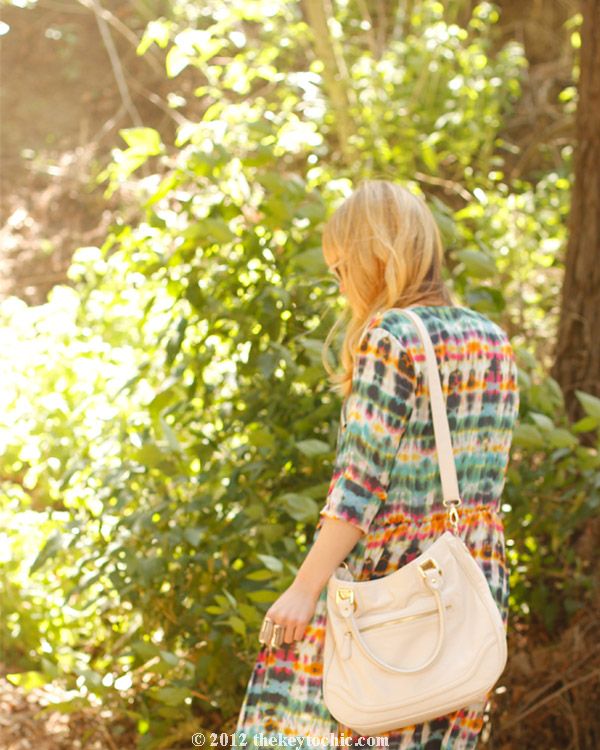 Zara tie dye dress, Topshop ombre jeans, Aldo Maune wedges, Aldo Ollom bag, Los Angeles fashion blogger, southern California style