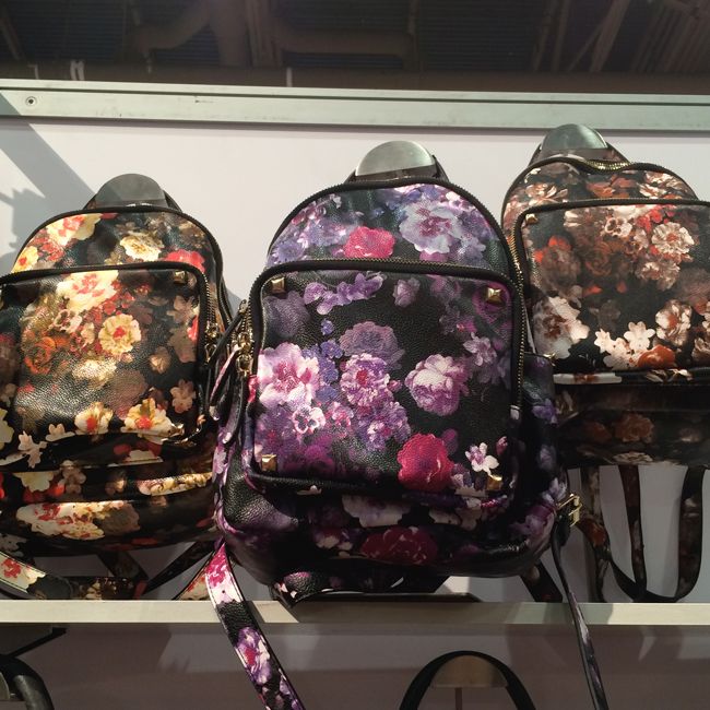 Moda Luxe Floral Print Backpacks