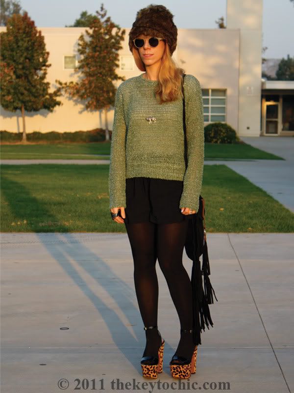 Albertus Swanepoel for Target Layla hat, Steve Madden Shazzam leopard heels, Los Angeles fashion blogger