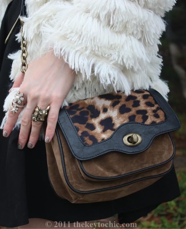 Zara LBD, Nasty Gal shag jacket, Jessica Simpson Dany heels, L.A. fashion blogger