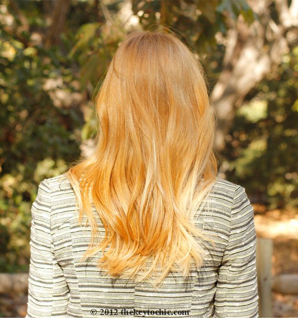 ombre blond hair, Mossimo zippered tweed jacket in black and green