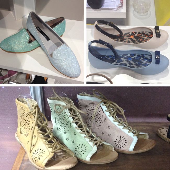 pastel footwear trend for spring 2014