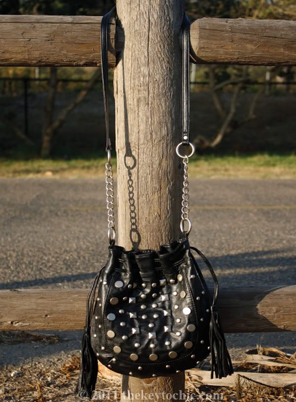 studded crossbody handbag, California fashion blog