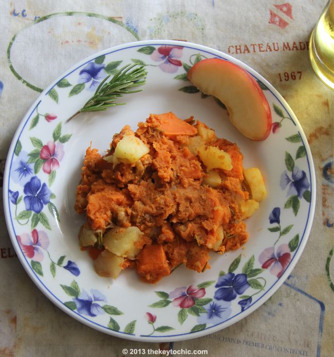 Thanksgiving roasted sweet potato and apple recipe