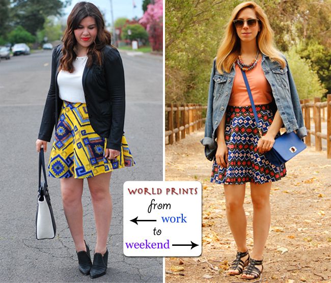 how to wear Target Style world prints for spring summer 2014, #TargetTwins wear world prints