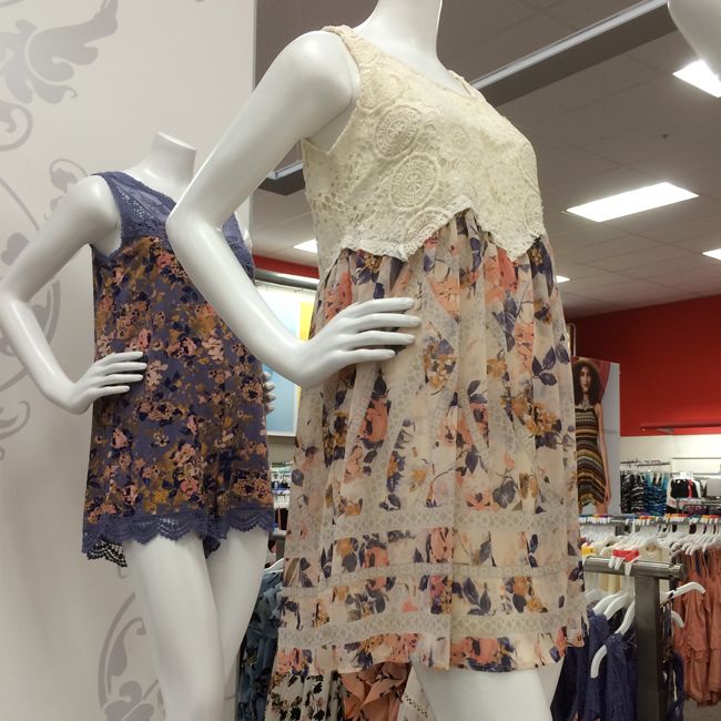 lace trim xhilaration dress and romper at target