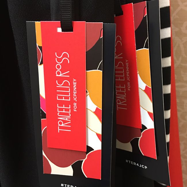 Tracee Ellis Ross for JCPenney hang tags
