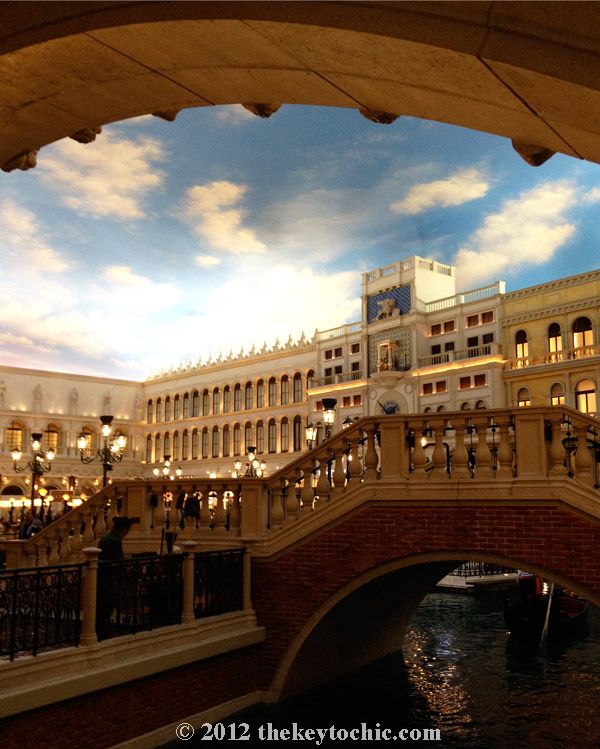 The Venetian canals Las Vegas